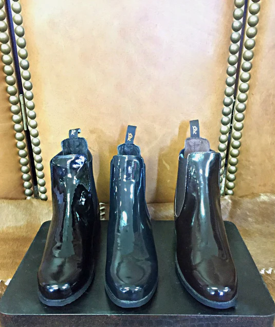 Ladies OvationPatentLeatherBoots1