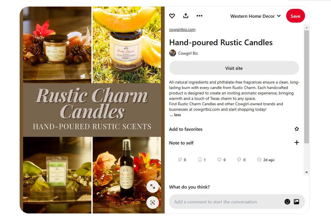 Add Text Overlays on Pinterest