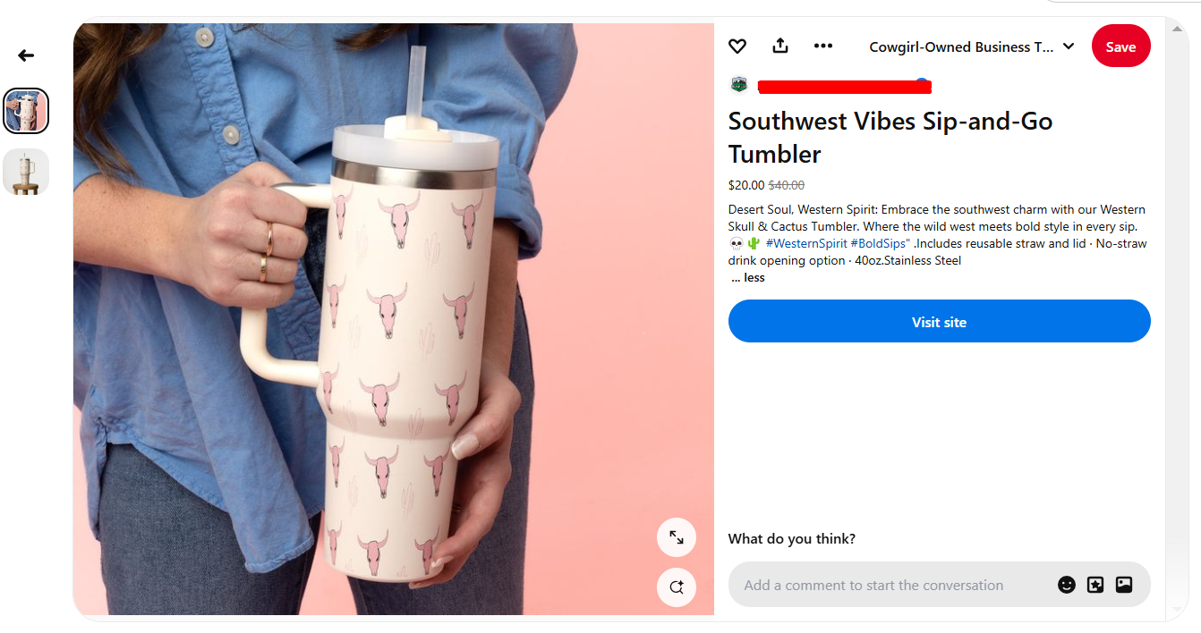 Selling on Pinterest