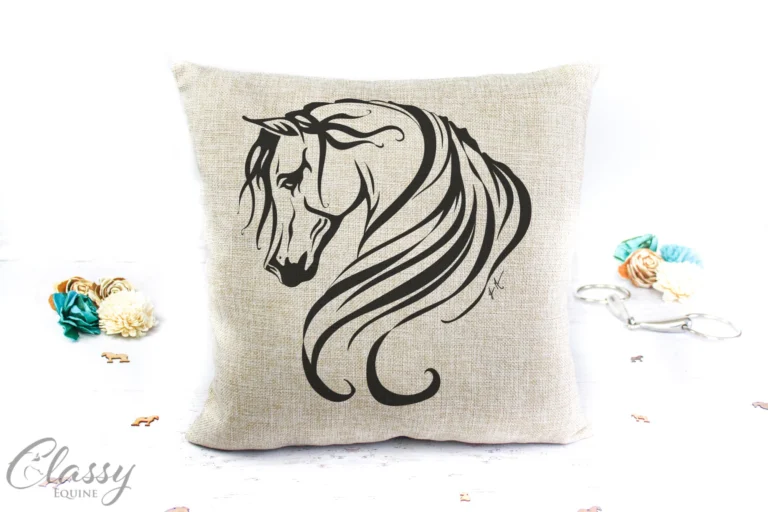 Classy Equine Horse Pillows Breathless Arabian Horse 2000x 768x512
