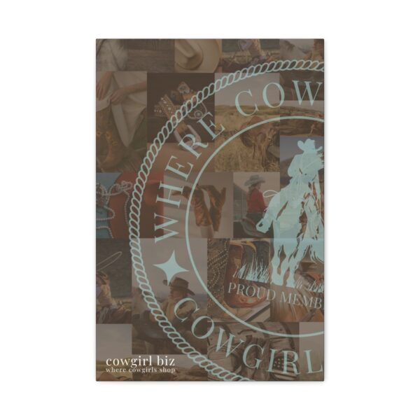 Where Cowgirls Shop – Canvas Wall Art - Image 13