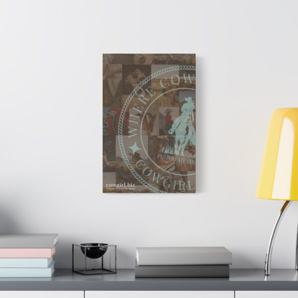 Where Cowgirls Shop – Canvas Wall Art - Image 11