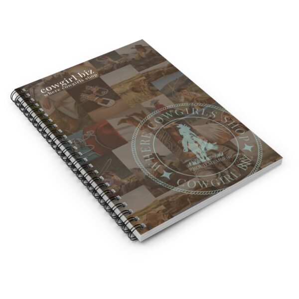 Where Cowgirls Shop – Spiral Notebook 🤠📓 - Image 3