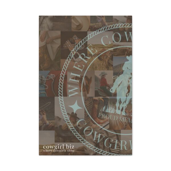 Where Cowgirls Shop – Canvas Wall Art - Image 17