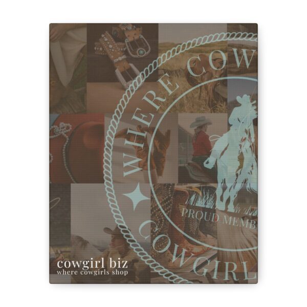 Where Cowgirls Shop – Canvas Wall Art - Image 5