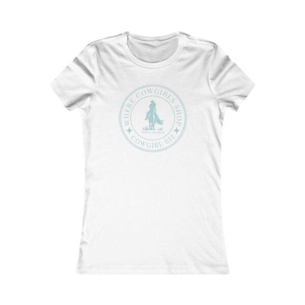 Where Cowgirls Shop – Proud Member Badge Tee 👕🤠 - Image 2
