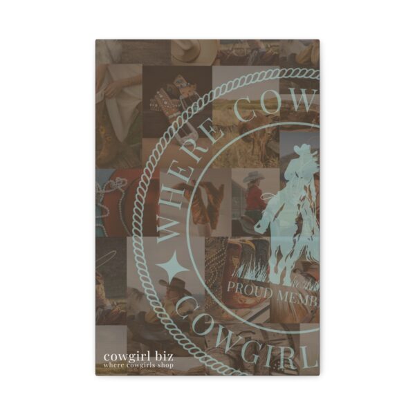 Where Cowgirls Shop – Canvas Wall Art - Image 9