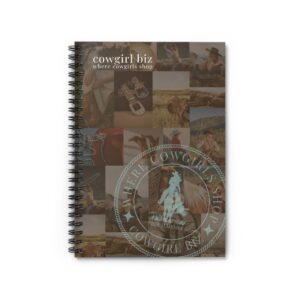 Where Cowgirls Shop – Spiral Notebook 🤠📓