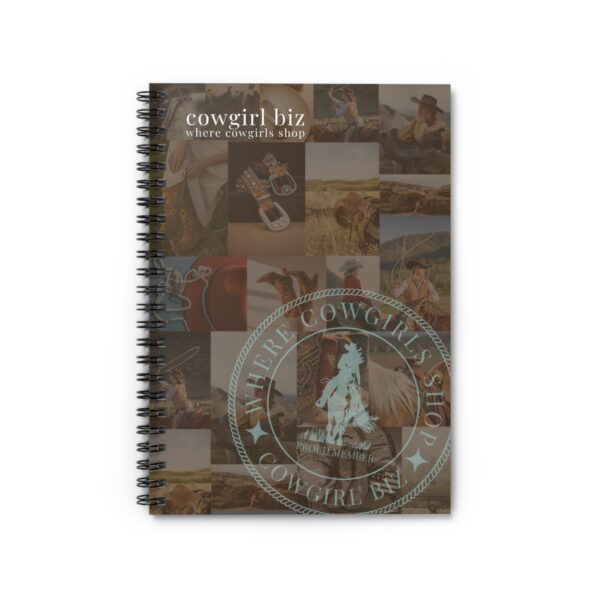 Where Cowgirls Shop – Spiral Notebook 🤠📓