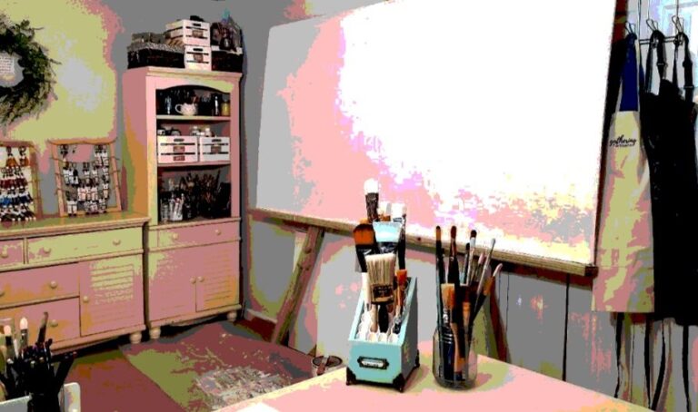 Artist Debra Hart Studio shot Atlanta GA 768x454