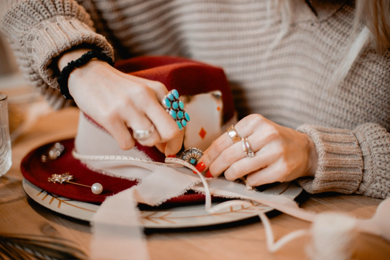 Custom Hat Bar Rocky Mountain Bride 1 768x512