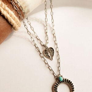 Silver Necklace with Pendant