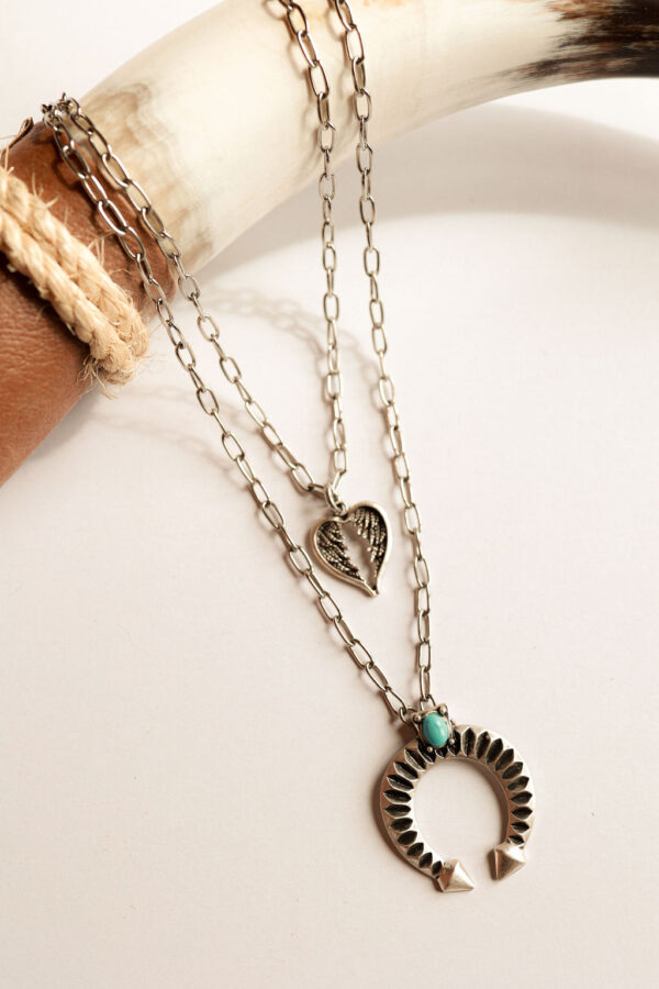 Silver Necklace with Pendant