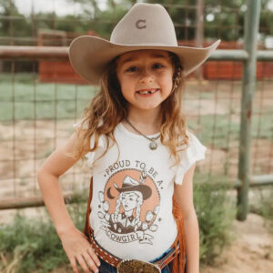 "Proud Cowgirl Spirit" Fringe Tee/Shirt