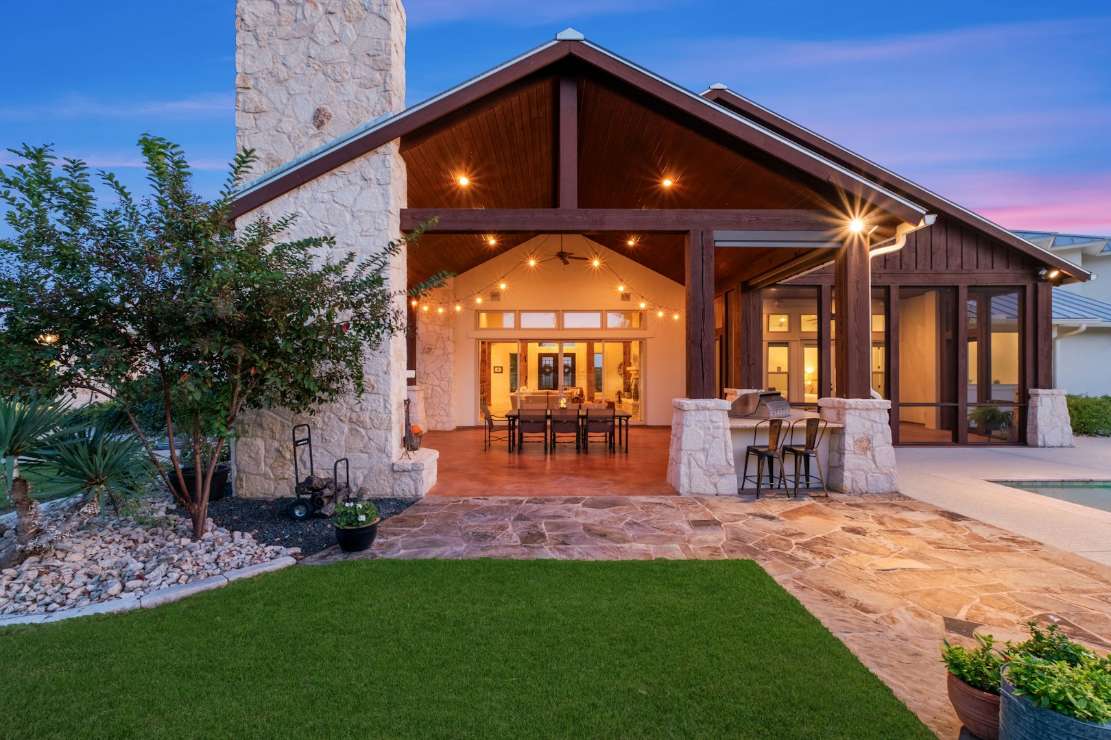 The Outdoor Kitchen · Where Evenings Slow Down
